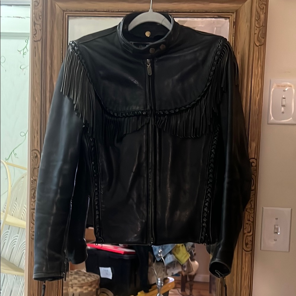 Harley-Davidson Black Leather Motorcycle Jacket
